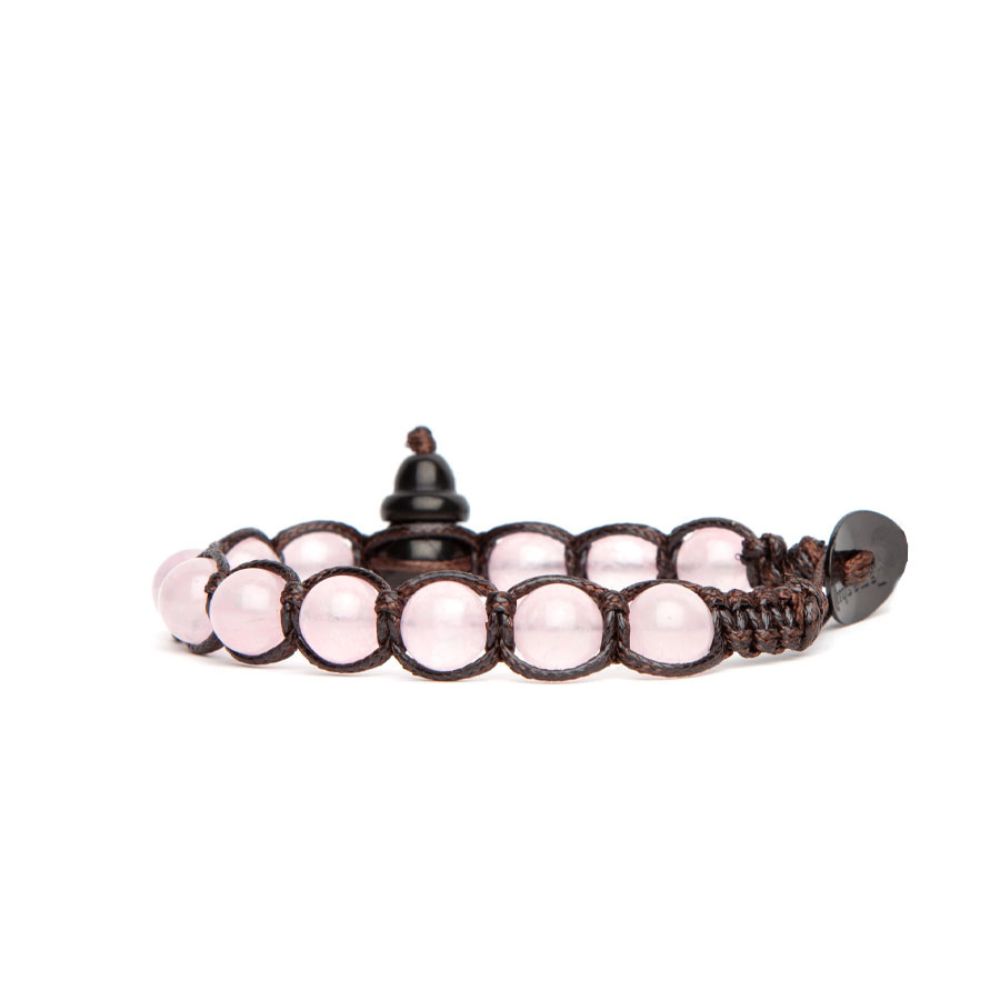 Bracciale Tamashii Tibetano Shungite con Giada Rosa