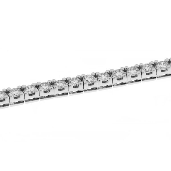 Fabio Ferro Tennisarmband mit Diamanten in Weißgold 4,38 Karat