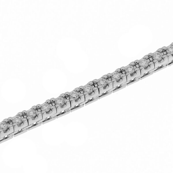 Fabio Ferro Tennis Bracelet with Diamonds in 0.70 Carat White Gold