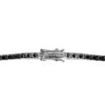 Fabio Ferro Tennis Bracelet in White Gold with Black Diamonds 1.60 Carats