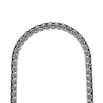 Fabio Ferro Tennis Bracelet in White Gold with Black Diamonds 1.60 Carats