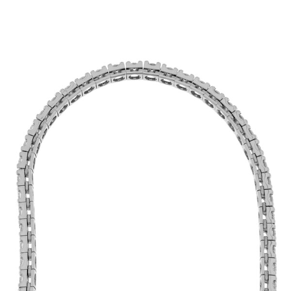 Fabio Ferro Tennis Bracelet in White Gold and Diamonds 2.03 Carats