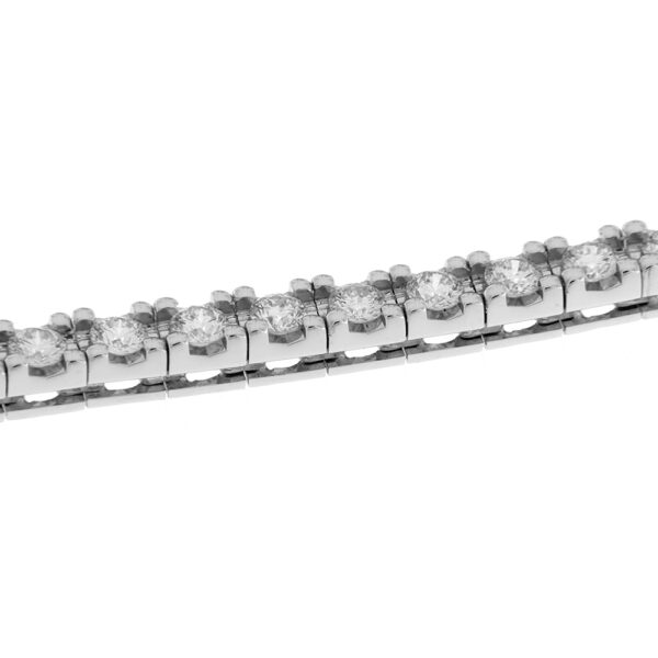 Fabio Ferro Tennis Bracelet in White Gold and Diamonds 2.03 Carats