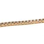 Fabio Ferro Wave Sapphires White Gold and Diamonds Tennis Bracelet