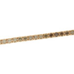 Fabio Ferro Wave Sapphires White Gold and Diamonds Tennis Bracelet