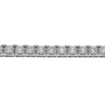 Fabio Ferro Tennis Bracelet in White Gold with Diamonds of 11.10 Carats