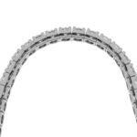 Fabio Ferro Tennis Bracelet in White Gold with Diamonds of 11.10 Carats