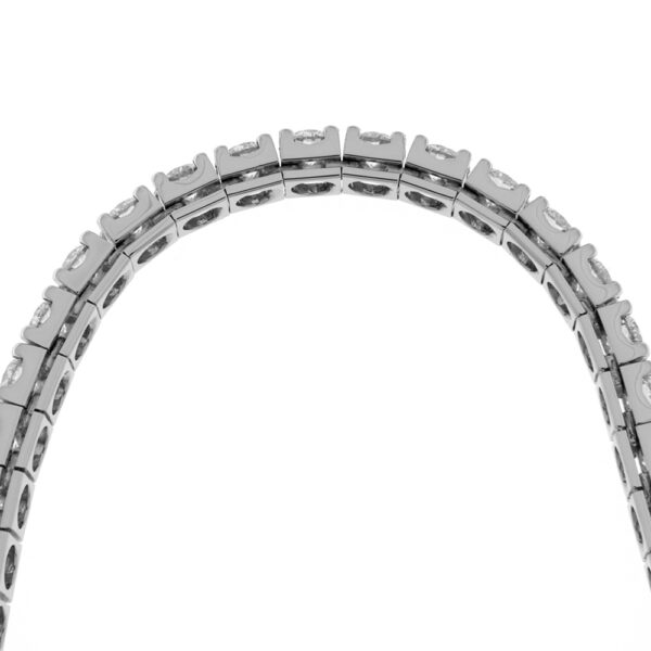 Fabio Ferro Tennisarmband aus Weißgold mit Diamanten von 11,10 Karat