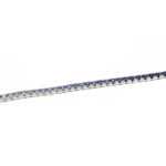 Fabio Ferro Wave Sapphires Weißgold und Diamanten Tennisarmband