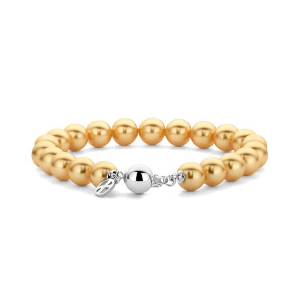 Bracciale Ti Sento Milano con Perle Champagne 8mm Bracciale Ti Sento Milano con Perle Champagne 8mm