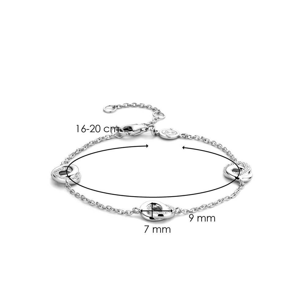 Ti Sento Milano Meeting Armband mit Zirkonen