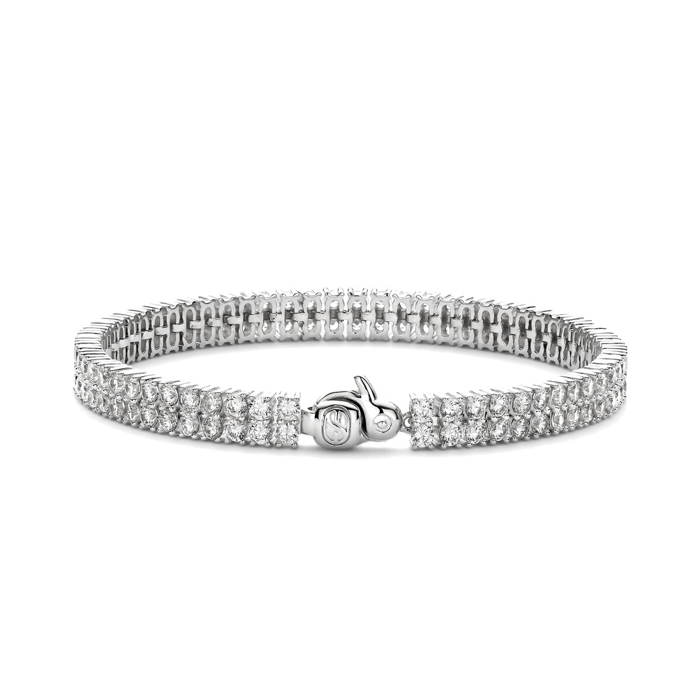 Bracciale Ti Sento Milano Tennis a Doppia Fila di Zirconi Bracciale Ti Sento Milano Tennis a Doppia Fila di Zirconi