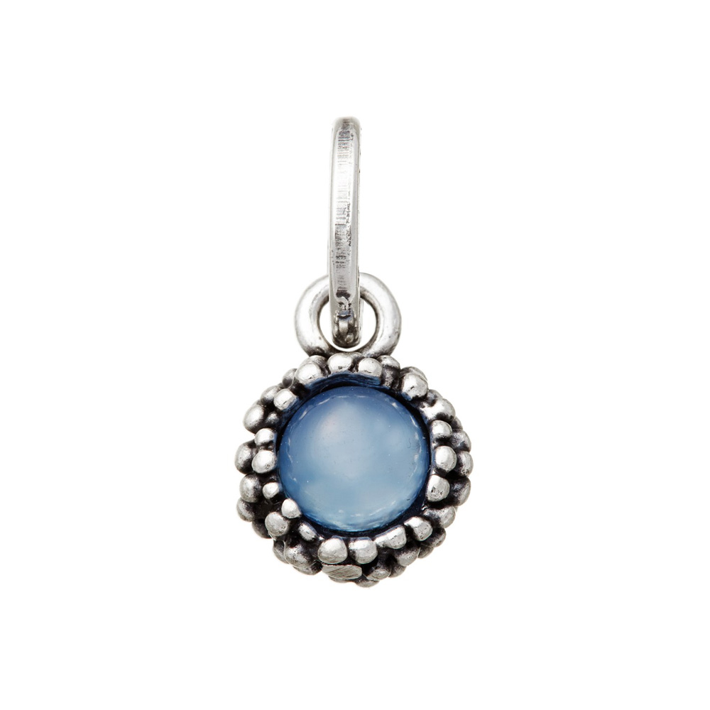 Charm Giovanni Raspini Agata Blu Perlage