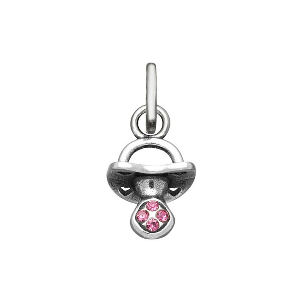 Charm Giovanni Raspini Ciuccio Crystal Rosa Mini Charm Giovanni Raspini Ciuccio Crystal Rosa Mini