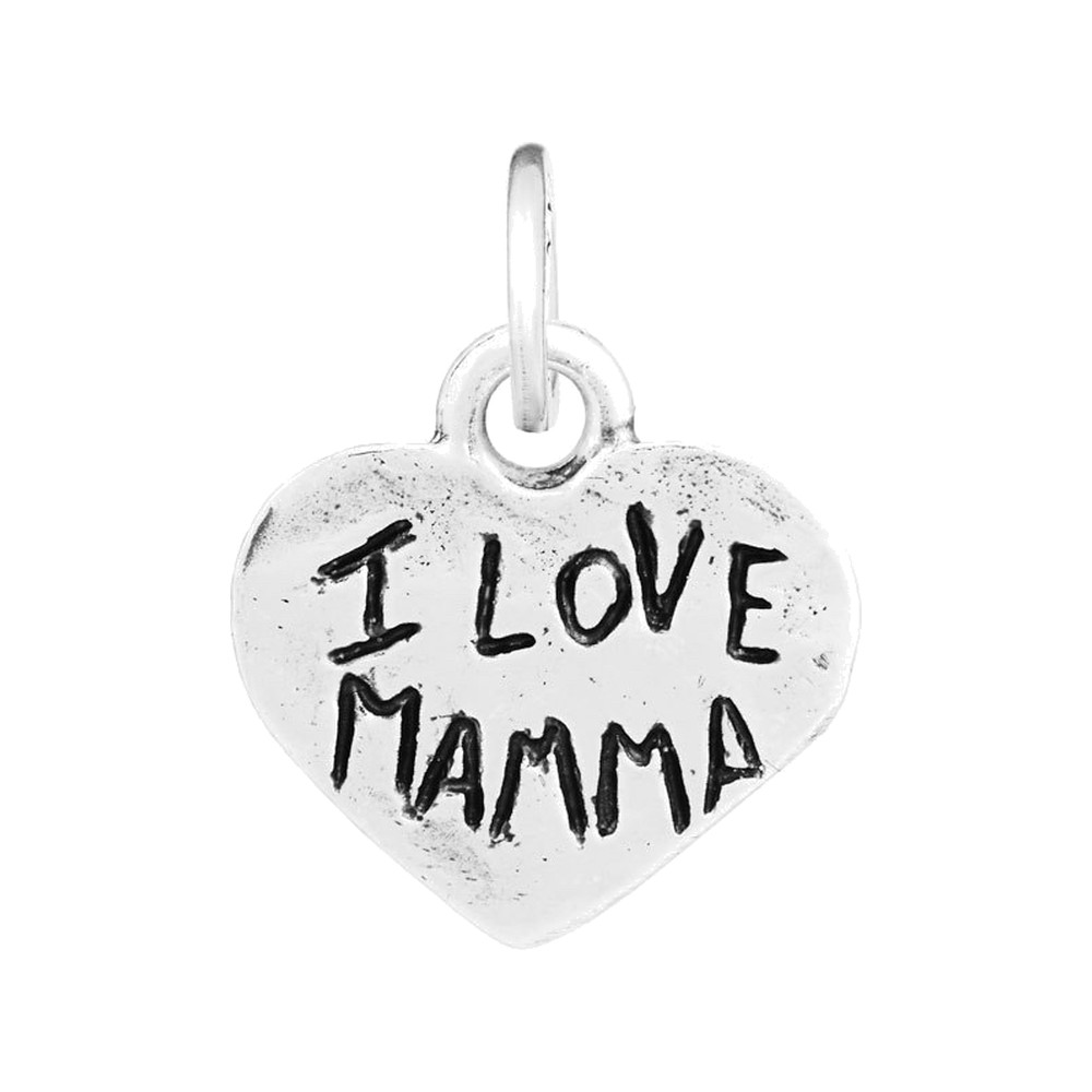 Charm Giovanni Raspini Cuore I Love Mamma Piccolo Charm Giovanni Raspini Cuore I Love Mamma Piccolo