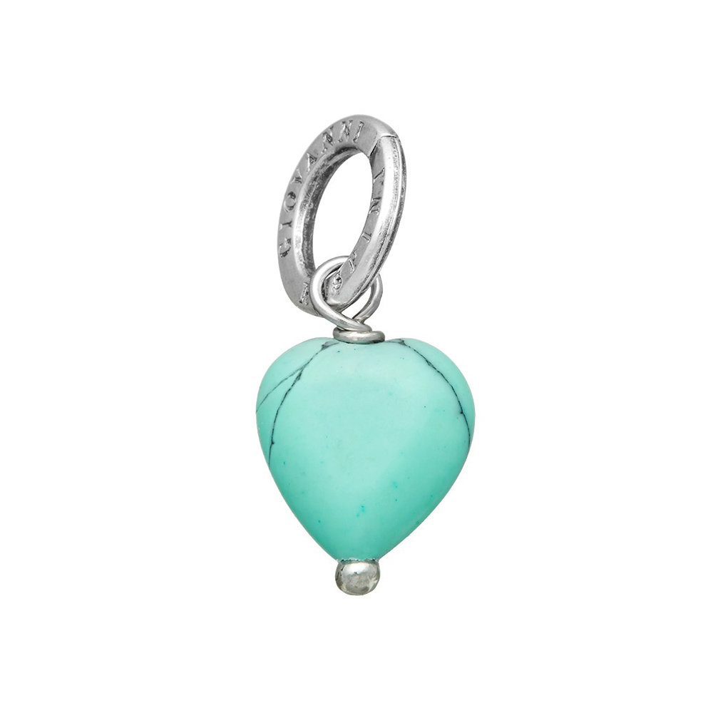 Charm Giovanni Raspini Cuore Turchese