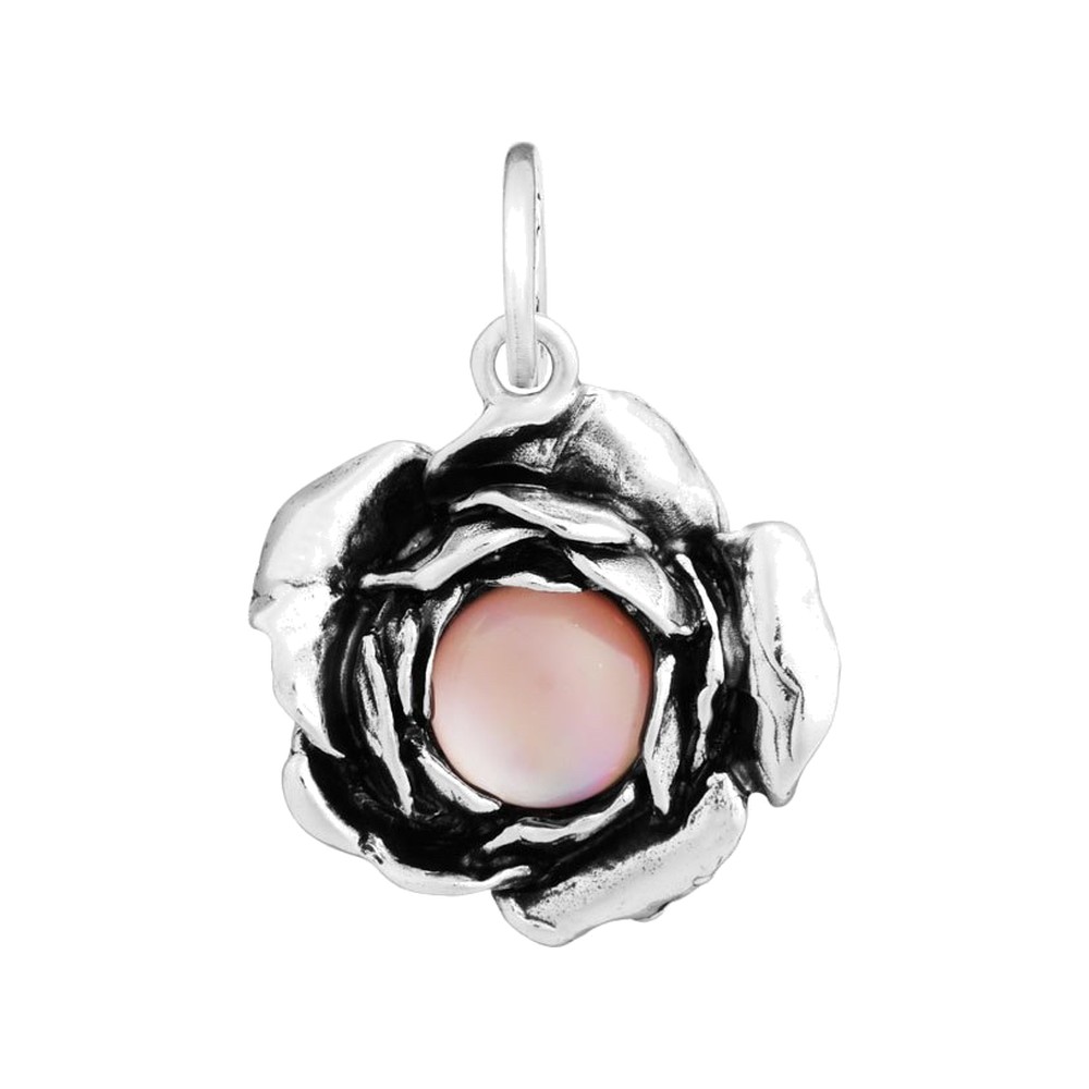 Charm Giovanni Raspini Rosa Cabochon