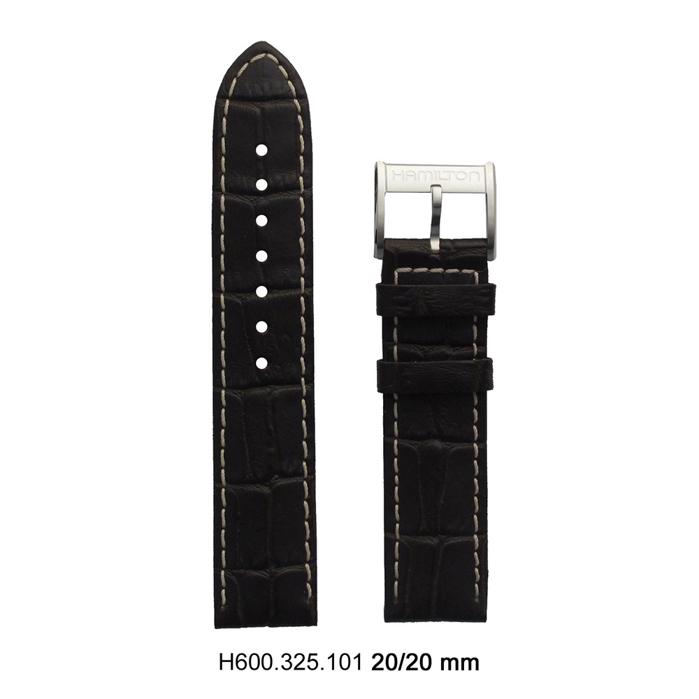 Hamilton Jazzmaster 40 mm Braunes Armband H600.325.101