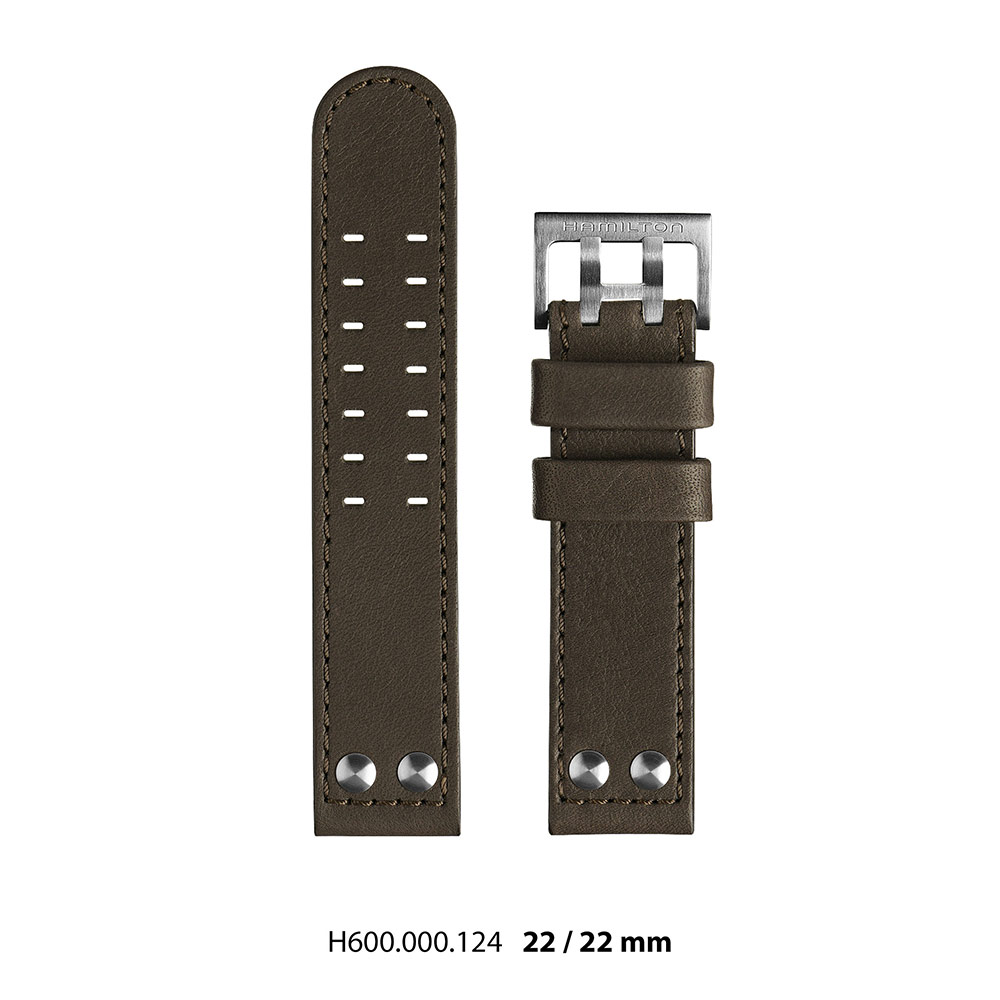 Cinturino Hamilton Khaki X-Wind Marrone 45 mm H600.000.124