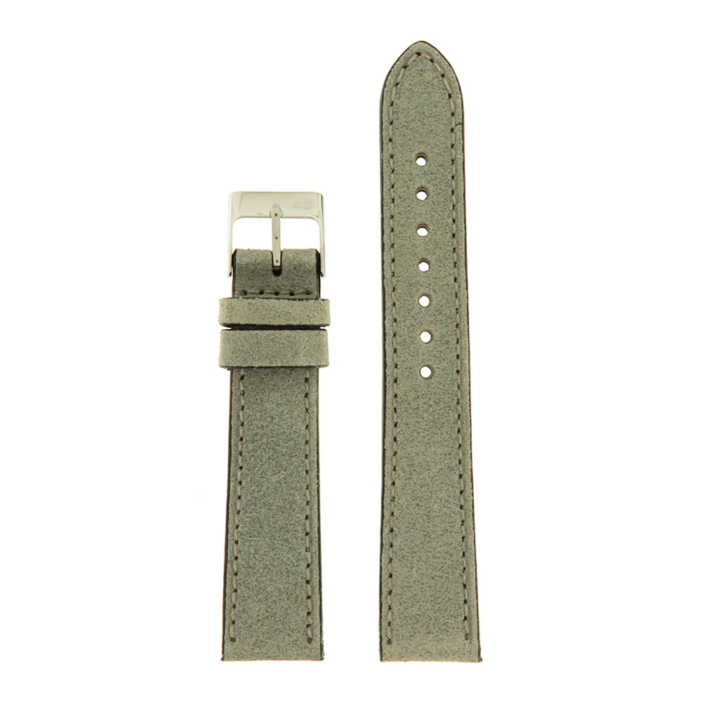 Grey Vintage Suede Leather Strap