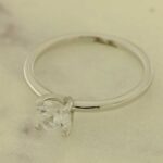 Cleo Solitaire Mini Ring