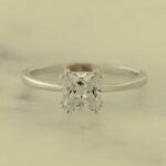 Cleo Princess White Ring
