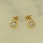 Big Yellow Cleo Onion Earrings