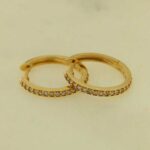 Yellow Cleo Circle Light Earrings