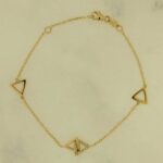 Cleo Triangles Yellow Bracelet