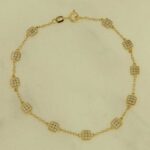 Cleo Light Square Gelb Armband