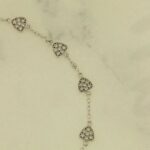 Cleo Tris of Light Bracelet White
