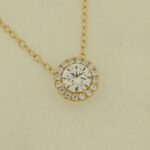 Cleo Pave Yellow Necklace
