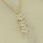 Cleo Trilogy Yellow Necklace