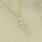 Cleo Trilogy Yellow Necklace