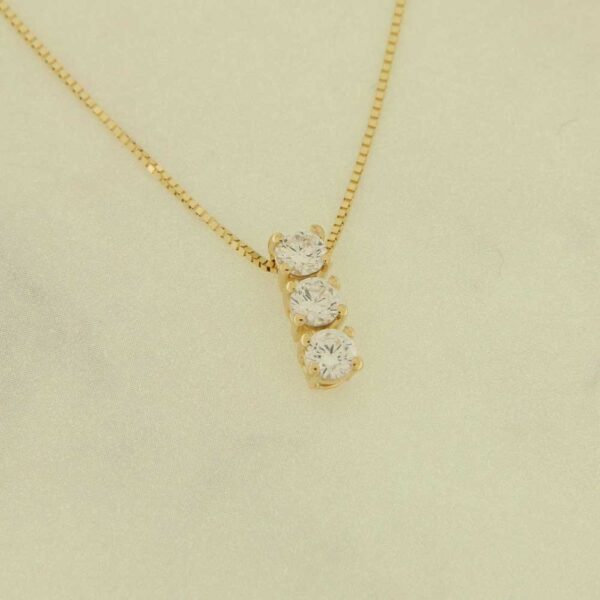 Cleo Trilogy Venetian Yellow Necklace