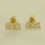 Cleo Trilogy Yellow Earrings
