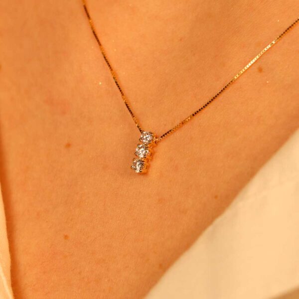Cleo Trilogy Venetian Yellow Necklace