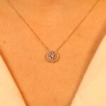 Yellow Peach Blossom Cleo Necklace