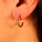 Yellow Cleo Circle Light Earrings