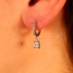 Cleo White Drop Earrings