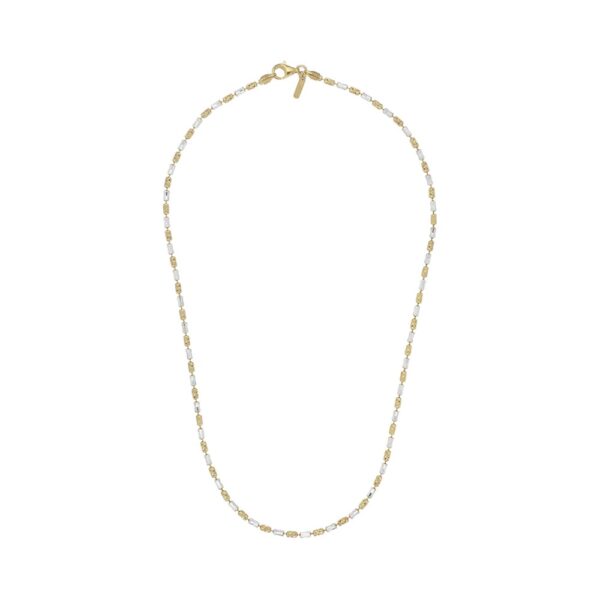 Collana Desmos Design Legacy in Argento Bianco e Giallo Collana Desmos Design Legacy in Argento Bianco e Giallo