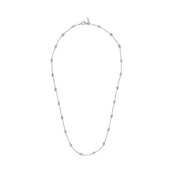 Collana Desmos Station Moon in Argento Bianco Collana Desmos Station Moon in Argento Bianco