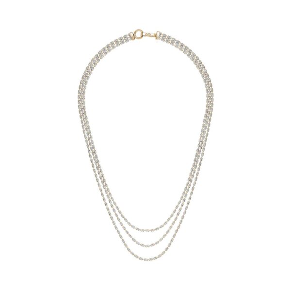 Collana Desmos Typhoon Eternity in Argento Bianco e Giallo Collana Desmos Typhoon Eternity in Argento Bianco e Giallo
