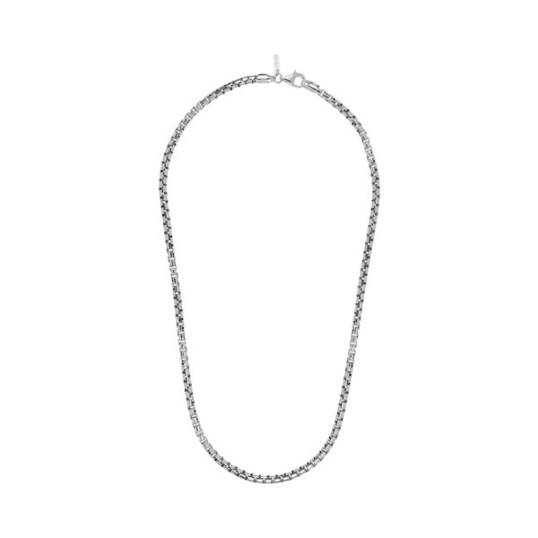 Collana Desmos Venetian Box in Argento Bianco Collana Desmos Venetian Box in Argento Bianco