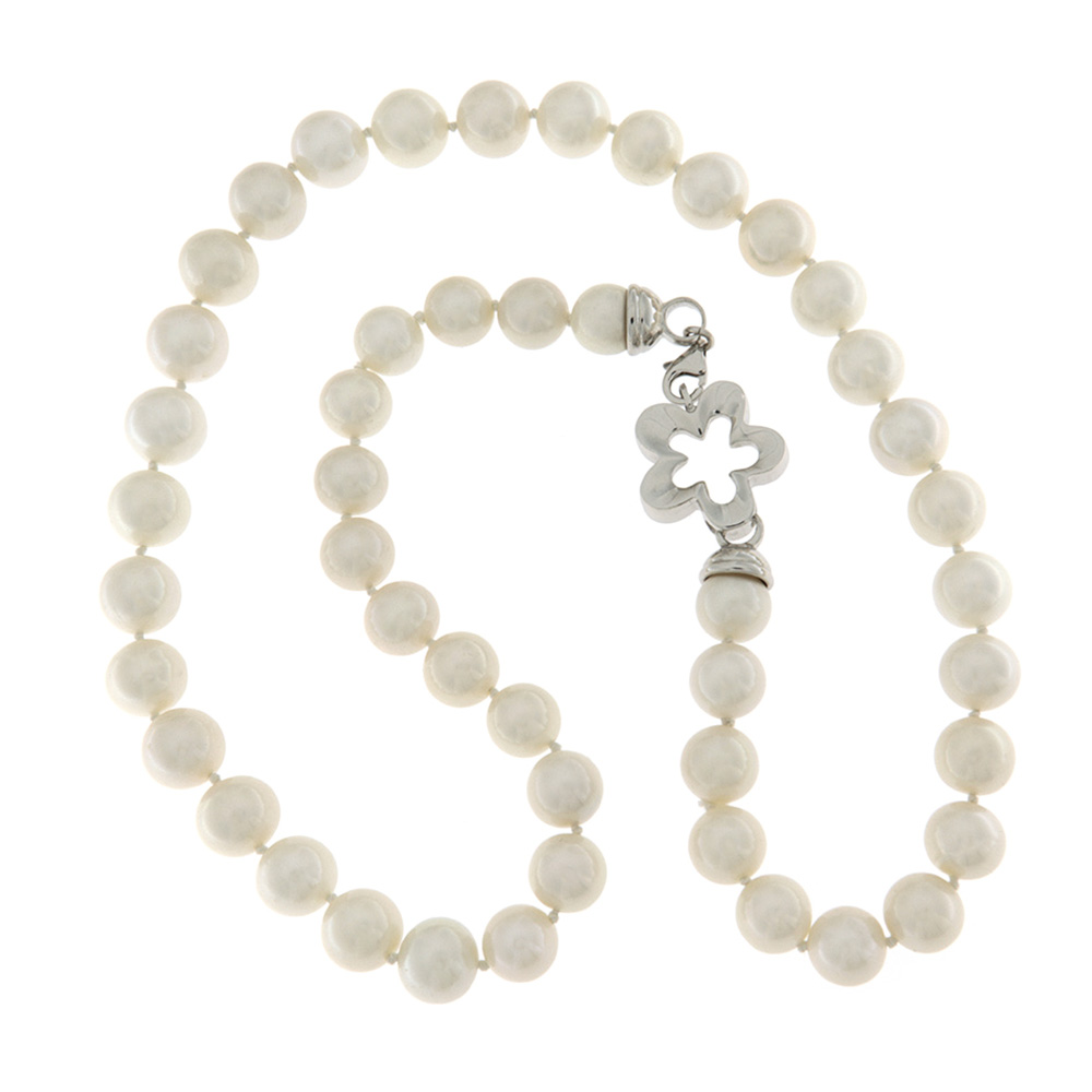 Fabio Ferro Necklace with Freshwater Cultured Pearls 8.5-9.5