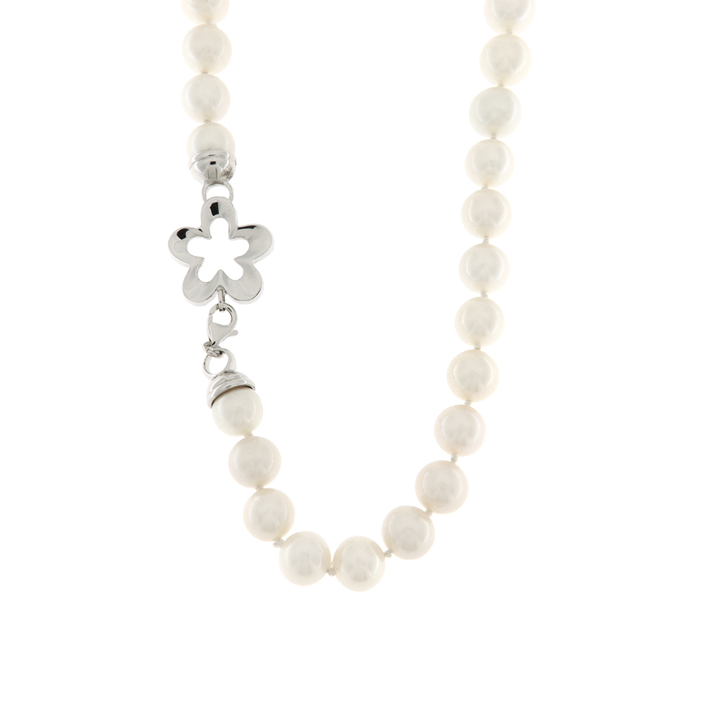 Fabio Ferro Necklace with Freshwater Cultured Pearls 8.5-9.5