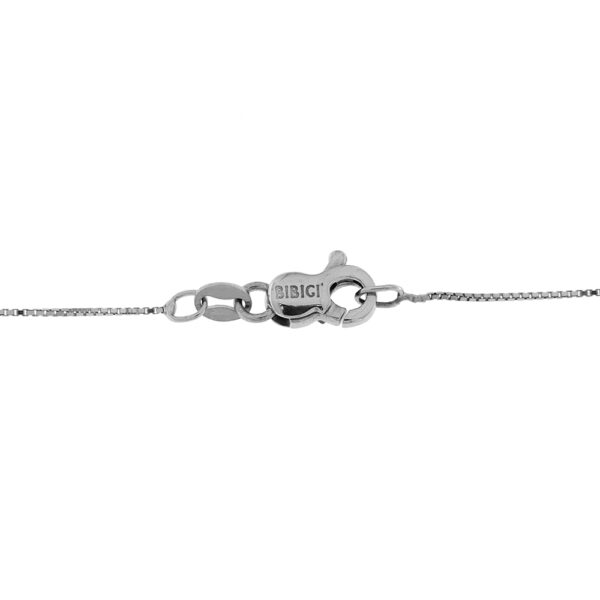 Bibigi Weißgold Halskette mit 0,10 Karat Diamanten