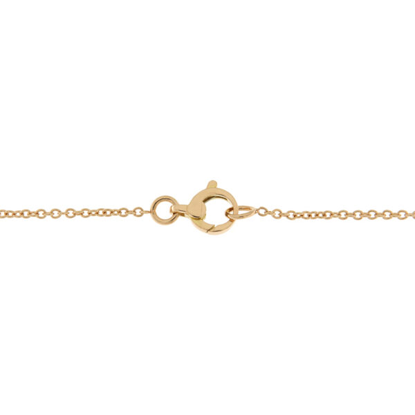 Fabio Ferro Anhänger Prasiolith-Halskette in Roségold mit Diamant