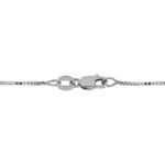 Fabio Iron Lunar Beam Necklace in White Gold with Diamonds