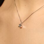 Fabio Ferro Punto Luce Necklace in White Gold with 0.50 Carat Diamond